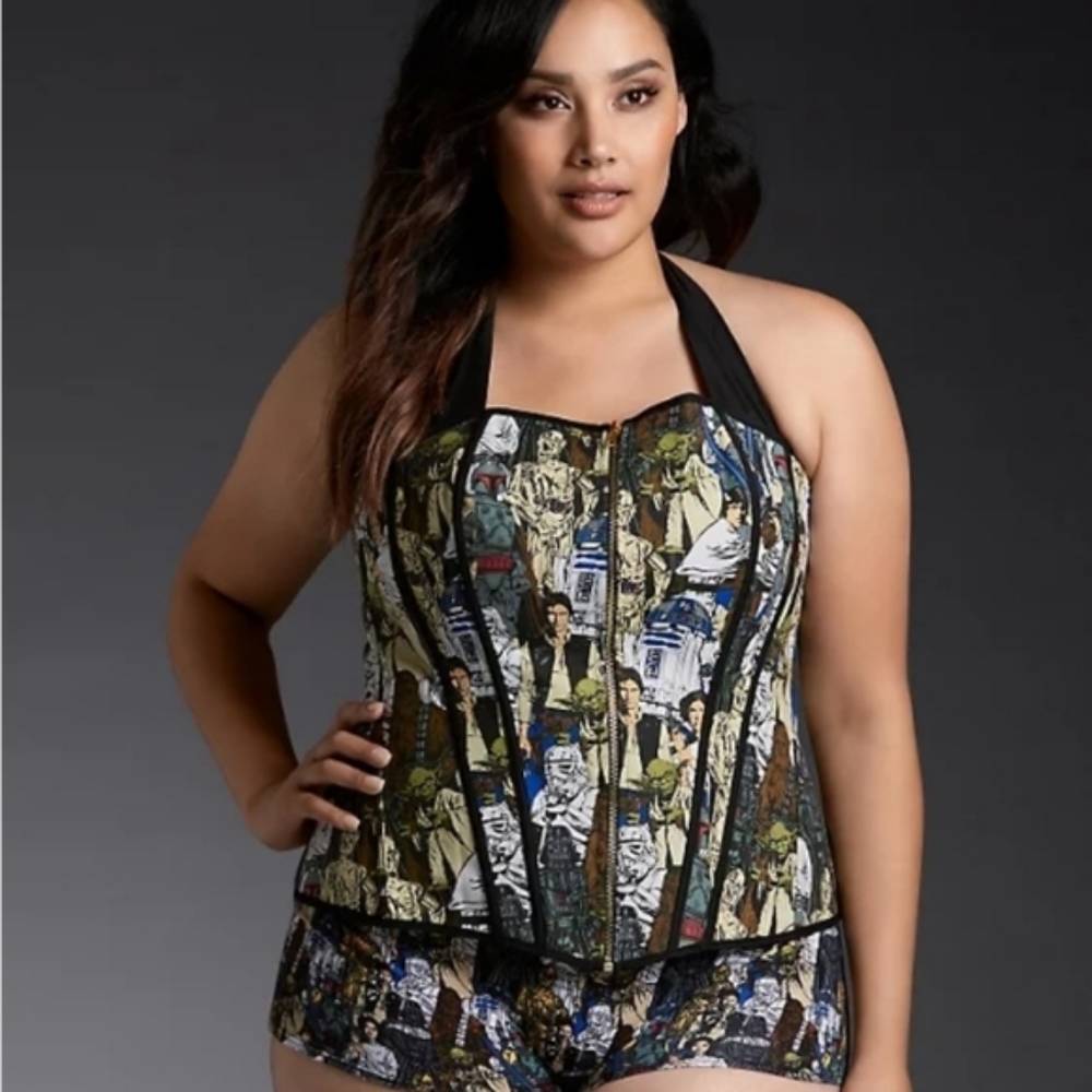 Torrid star wars size 1 halter corset bustier